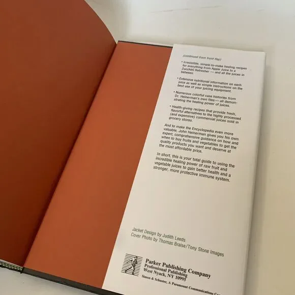 Heinerman's Encyclopedia of Healing Juices by John Heinerman (1994, Hardcover) - Picture 7 of 11